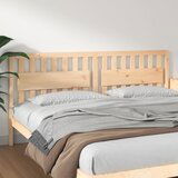 Maison Chic posteljno vzglavje - vzglavna omarica - nočna omarica 205,5x4x100 cm trdna borovina, (21704703) | Shoptok.si