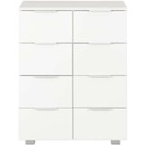 vidaXL Komoda visoki sjaj bijela 60 x 35 x 80 cm od iverice | shoptok.hr