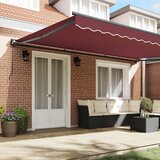  Okvir tende Tamno crvena 500 × 300 cm Poliester s PU premazom | shoptok.hr