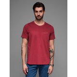 Ombre LOOSE FIT men's t-shirt with pocket - red | Eponuda.ba