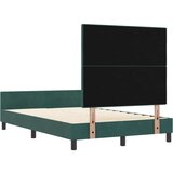  Postelja Temno Zelena 120x200 cm Žamet, (22049696) | Shoptok.si