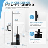 DAZI 3v1 stojalo za WC-papir s ščetko in košaro | Shoptok.si