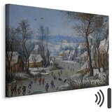  Slika - Pieter Brueghel the Younger – Winter Landscape with a Bird Trap 90x60 Akustična | shoptok.hr