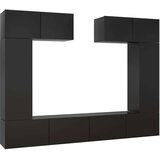  6-dijelni set TV ormarića od iverice crni | shoptok.hr