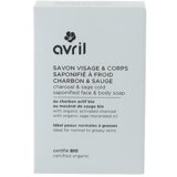 Avril Cold Saponified Face & Body Soap Charcoal & Sage - Charcoal & Sage | Shoptok.si