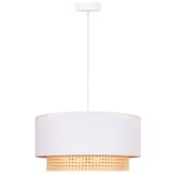  Duolla - Luster na sajli BOHO 1xE27/15W/230V prečnik 45 cm krem/ratan | Eponuda.com