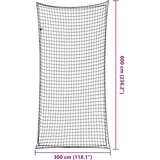  Mreža za prikolicu s elastičnim užetom crna 6 x 3 m PP | shoptok.hr