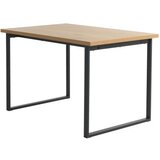  Trpezarijski sto Aabenraa 80x120 hrast/crna ( 3670323 ) | Eponuda.com