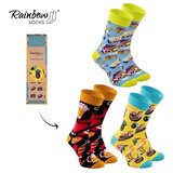ZOOKSY/RAINBOW SOCKS Sock Set PARTY BOX 3 Pairs Rainbow Socks | Shoptok.si