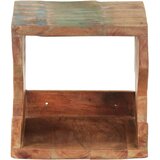  Zidni stalak za bicikl 35 x 25 x 25 cm masivno obnovljeno drvo | Eponuda.com