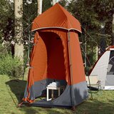 Šator za privatnost sivo-narančasti 121x121x225 cm taft 190T Cijene