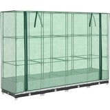  Povišena gredica s pokrovom za staklenik 160 x 40 x 123 cm | shoptok.hr