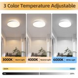  Brilagi - prigušiva LED svetiljka GLASS POOL DOUBLE LED/48W/230V 40 cm bela + daljinski upravljač | Eponuda.com