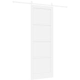  Klizna vrata Bijela 83 x 232 cm Masivna borovina - Bijela 83 x 232 cm 200 cm | shoptok.hr