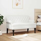  Chesterfield klupa Bijelo 119,5 x 64,5 x 75 cm Lažna koža | Eponuda.ba