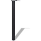 4 noge za stol podesive visine crne 710 mm | shoptok.hr