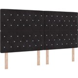 vidaXL Postelja Črna 180x200 cm Samet, (22049385) | Shoptok.si