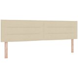 LED glava kreveta s LED trakama Krema 180 cm tkanina | shoptok.hr