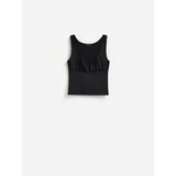 Reserved Nabrani top - crno Cijene
