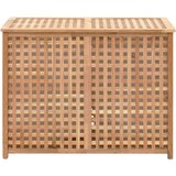 vidaXL Košara za rublje od masivne orahovine 87,5 x 46 x 67 cm | shoptok.hr