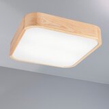  stropna svetiljka natural square 4xE27/15W/230V 45x45 cm borovina | Eponuda.com