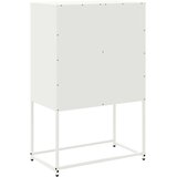  Visoka komoda bijela 68,5 x 38,5 x 107 cm čelična | shoptok.hr