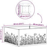 vidaXL Čelična konstrukcija/Crna Čelična konstrukcija 60 x 60 x 30 cm | shoptok.hr