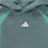 Adidas Seasonal Essentials Colorblock Fleece Hoodie Kids Zelena | shoptok.hr