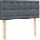 Box Spring krevet s madracem tamno sivi 80x210 cm baršun | Eponuda.ba