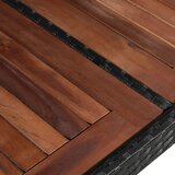  Vrtni stol od poliratana i masivnog bagremovog drva 240x90x74 cm | Eponuda.com