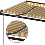  Automatska tenda sa senzorom LED 450 x 300 cm žuto-bijela | shoptok.hr