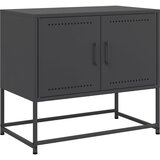 The Living Store TV omarica črna 68,5x39x60,5 cm jeklo - TV Omarica, (21624842) | Shoptok.si