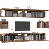  6-dijelni set TV ormarića boja dimljenog hrasta drveni | shoptok.hr