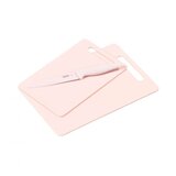 Olimp Sport Kuhinjski set 2 daske za sečenje + nož 12.5cm svetlo rozi KESPER ksp30492 | ePonuda.com