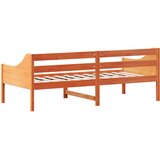  Dnevni krevet bez madraca voštano smeđi 100x200 cm od borovine | shoptok.hr