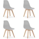  Set od 4 KITO stolice - siva | shoptok.hr
