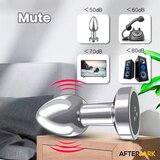 Afterdark Dimpor Metal Vibrating Anal Plug Size S | shoptok.hr