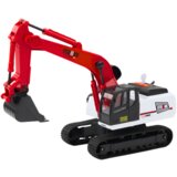 Bager gusjeničar za igru s rotirajućom kabinom Swivel Cab 360° 1:14 - crveni | shoptok.hr