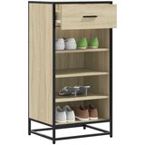 vidaXL Regal za čevlje sonoma hrast 48x38x97,5 cm inženirski les Cene