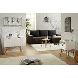 Mömax mizica konrad, bela, barva hrasta | Shoptok.si