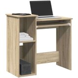 vidaXL Radni stol s policama boja hrasta sonome 84x40x78 cm drveni | shoptok.hr