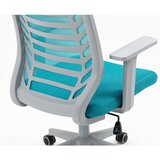  Uredska stolica Q-320 - Tkanina - siva/plava | shoptok.hr