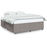 vidaXL Okvir za krevet bez madraca smeđesivi 200x200 cm od tkanine | shoptok.hr