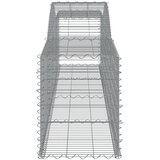  Lučne gabionske košare 4 kom 400x50x60/80 cm pocinčano željezo | shoptok.hr