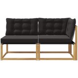  Set vanjskih sofa Čvrsto drvo akacije Bijela | shoptok.hr