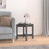 vidaXL Stolić za kavu sivi Ø 52,5x45 cm od masivne borovine Cijene