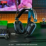 GE07 slušalice gaming sa mikrofonom rgb USB+3.5mm crna