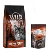 Wild Freedom suha mačja hrana 6,5 kg + Filet Snacks piščanec 100 g gratis! - Adult "Deep Forest" jelen - brez žit + Filet Snacks piščanec