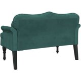  Klupa s jastucima Tamnozelena 120 5 x 65 x 75 cm baršunasta | shoptok.hr