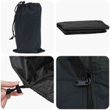 vidaXL Pokrov za vanjski namještaj Crna 122 x 61 x 106 cm 600D tkanina | shoptok.hr